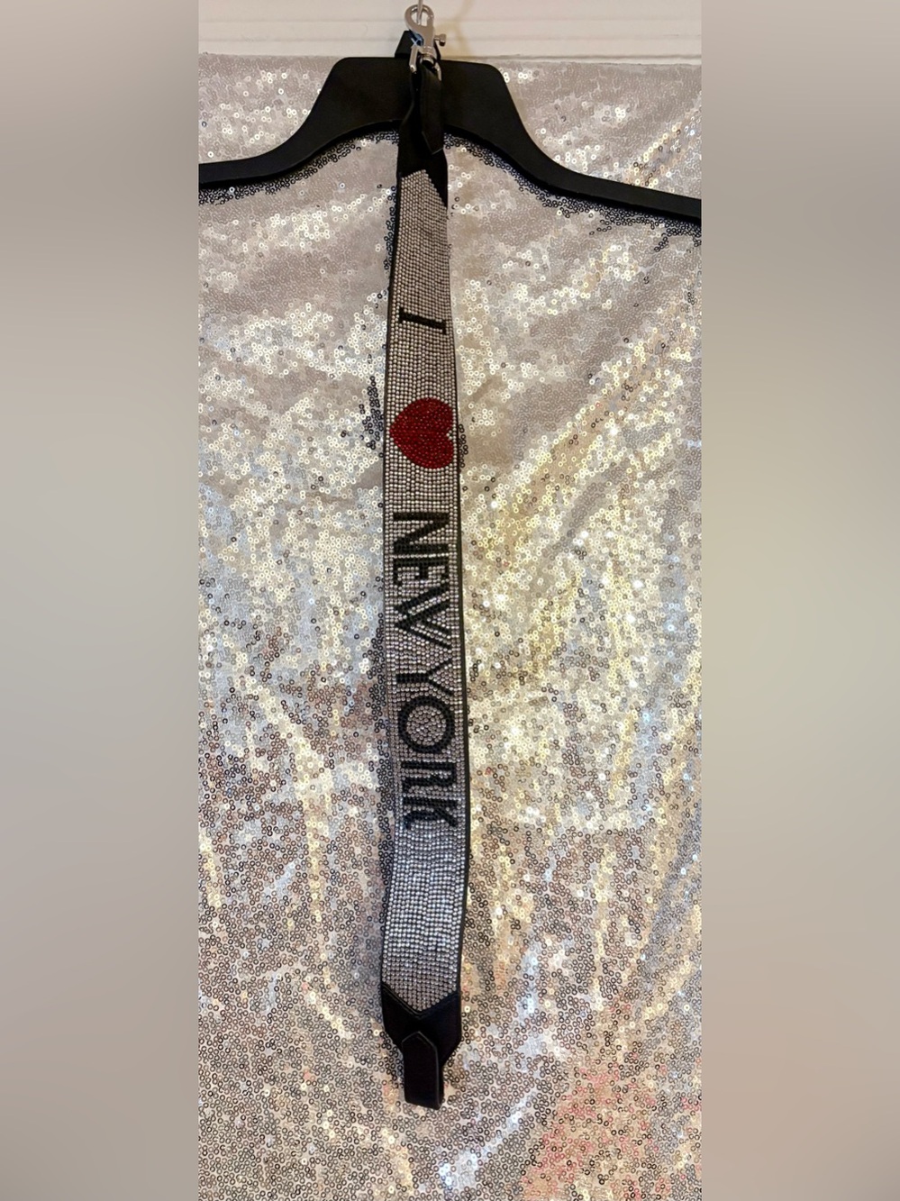 Aimee Kestenberg Silver Crystal Strap with Red Heart